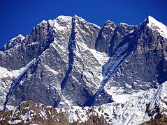 11 04 Everest, Lhotse South Face, Lhotse, Lhotse Middle, Lhotse Shar Close Up From Hongu Valley